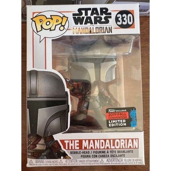 Funko Pop! Star Wars The Mandalorian #330 NYCC 2019 Fall Convention - Picture 1 of 2